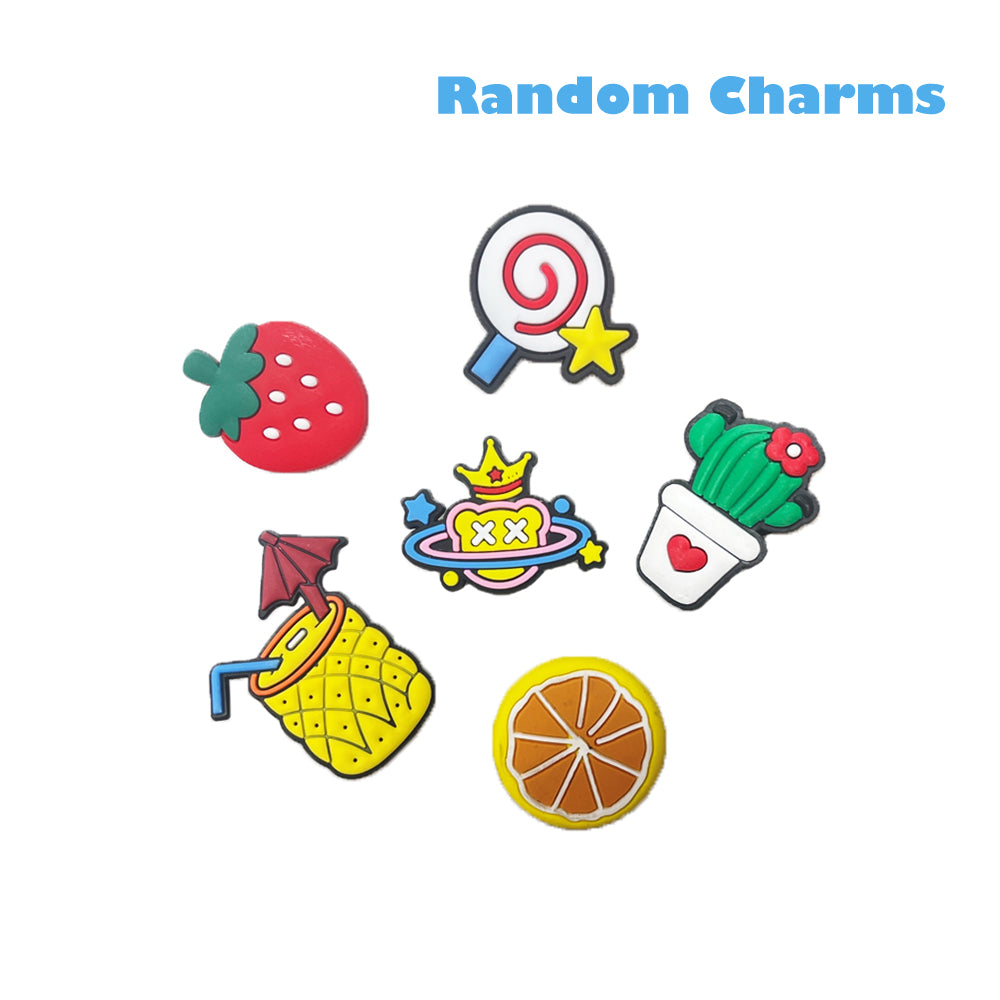 XQUESTION 35,50,100Pcs Random Shoe Charms for Girls Cartoon Cute PVC Shoes Accessories Charms,Lovely Charms Pack for Kids,Kawaii Pink Charms Shoe Decorations & Bracelet Wristband Party Gifts